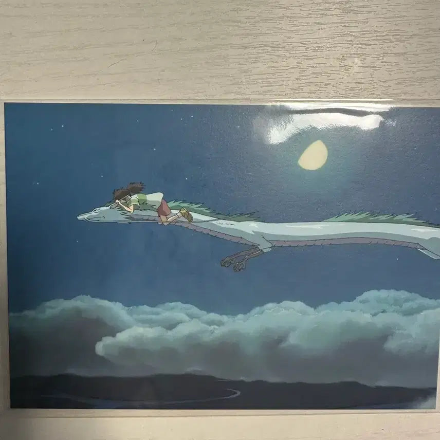 [BUNJANG] Spirited Away Haku Chihiro Official Art Postcard Ghibli / 센과 치히로의 행방불명 하쿠 치히로 공식 아트 엽서 포스트카드 지브리