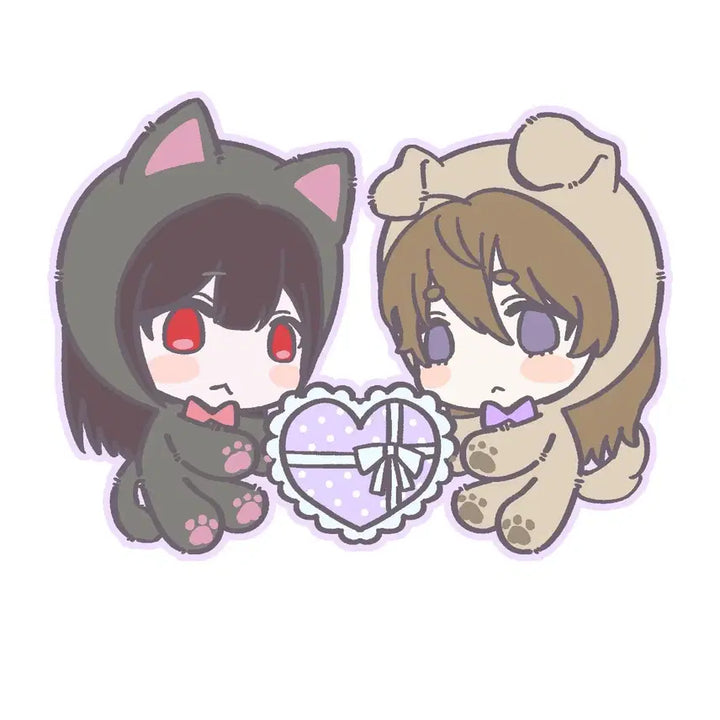 [BUNJANG] Custom Two-Person Couple Character Art Commission / 2인 페어 고정틀 커미션