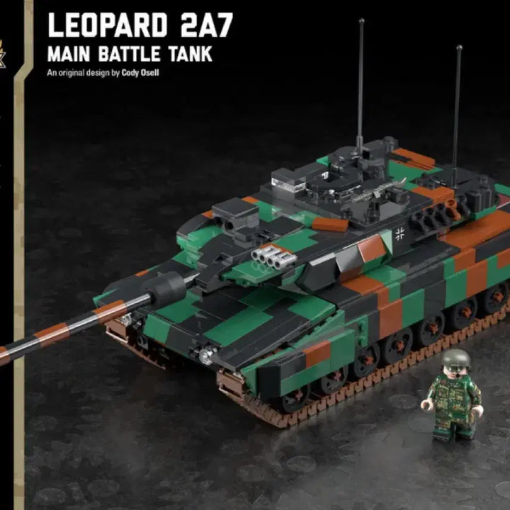 [BUNJANG] Brickmania German Leopard 2A7 Tank Model / 밀리터리 레고 브릭매니아 독일 전차 레오파드 2A7 판매합니다
