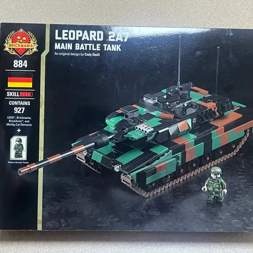 [BUNJANG] Brickmania German Leopard 2A7 Tank Model / 밀리터리 레고 브릭매니아 독일 전차 레오파드 2A7 판매합니다
