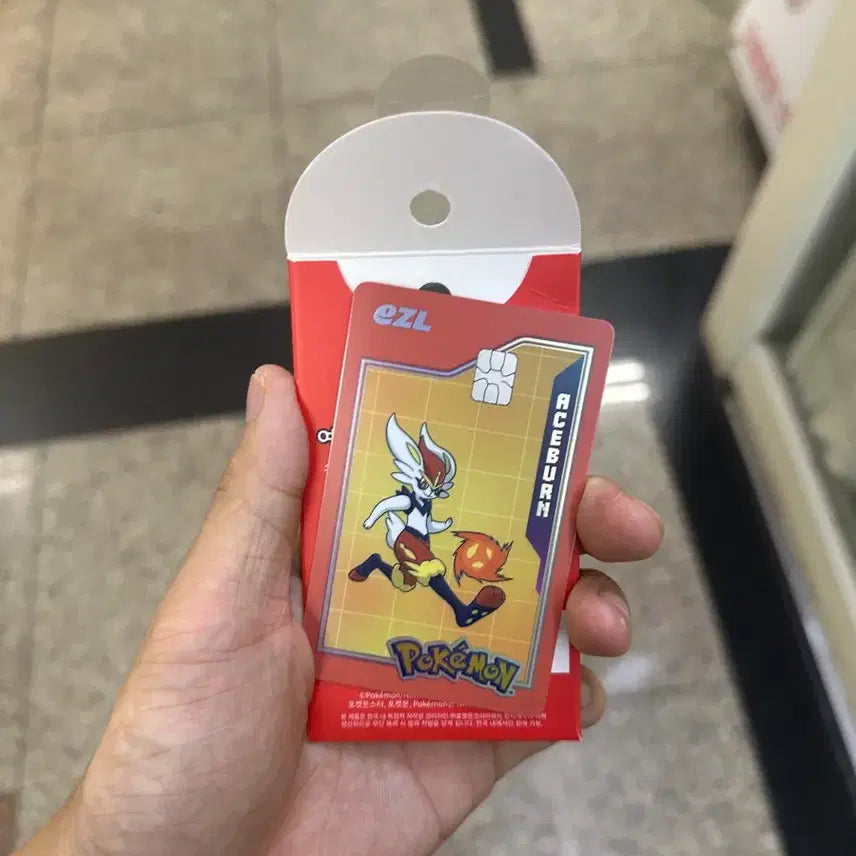 [BUNJANG] Pokemon Cinderace Transportation Card / 포켓몬 교통카드 에이스번