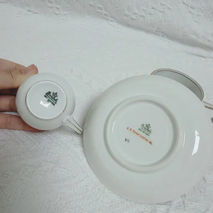 [BUNJANG] Vintage Floral Espresso Cup Set / 빈티지 꽃무늬 에소잔