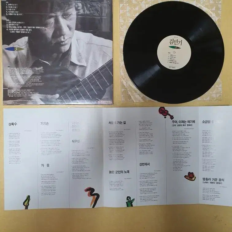 [BUNJANG] Kim Min Ki 4th Album LP (Seoul Records) / 김민기 4집 LP