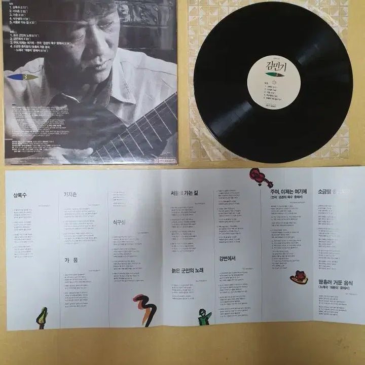 [BUNJANG] Kim Min Ki 4th Album LP (Seoul Records) / 김민기 4집 LP
