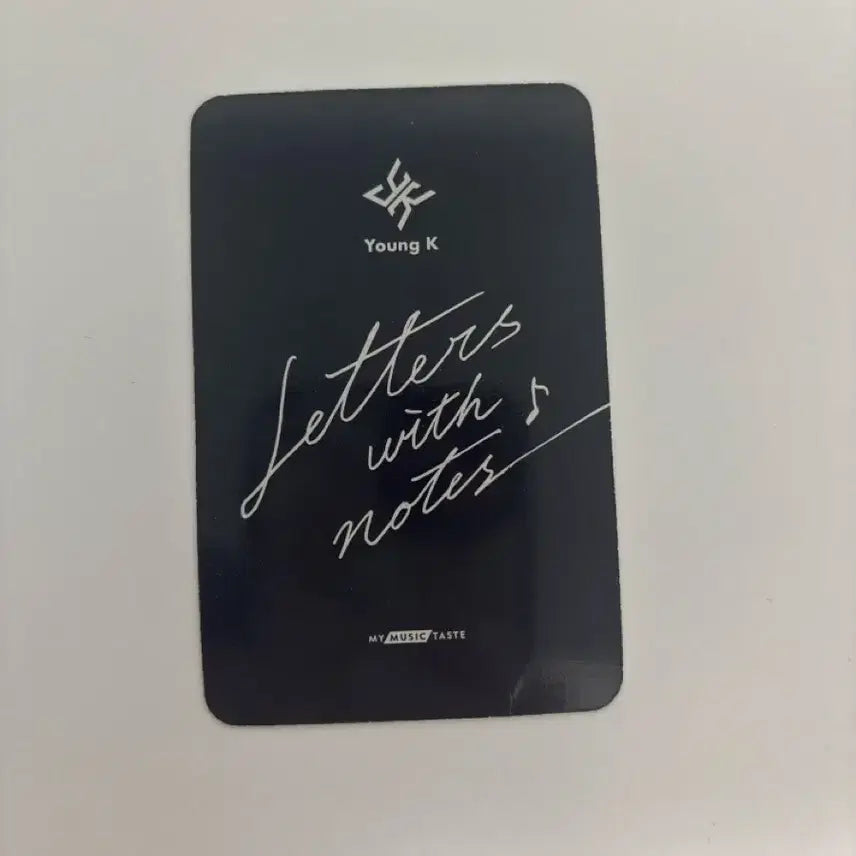 [BUNJANG] Young K Let It Be Signed Photocard / 영케이 렛잇비 싸인포카