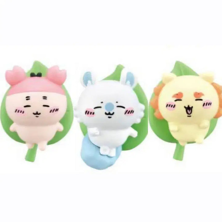 [BUNJANG] Bundle Set Chiikawa Bath Bomb Bath Fizzer Figure (Momonga, Kani, Shisa) / 일괄)먼작귀 치이카와 배쓰밤 입욕제 나뭇잎 피규어 (모몽가, 카니, 시사)