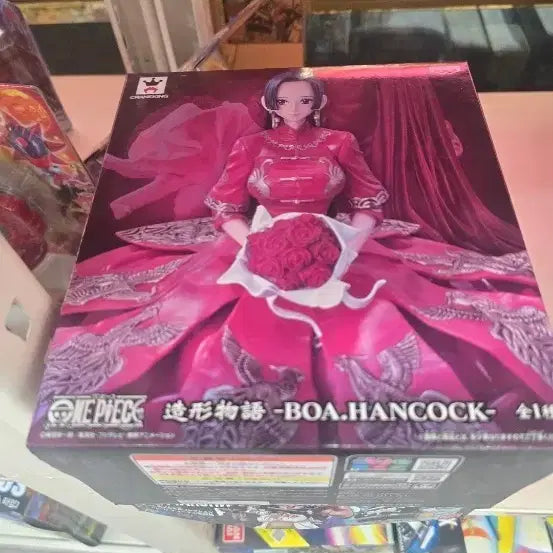 [BUNJANG] Banpresto Cho-zou-i-gi Boa Hancock Figure Rose Dress Red / 원피스 구 반프 조형이야기 보아핸콕 피규어 장미 드레스 로즈 레드