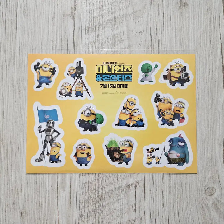 [BUNJANG] Minions &amp; Monsters Sticker / (미니언즈 &amp; 몬스터즈) 스티커