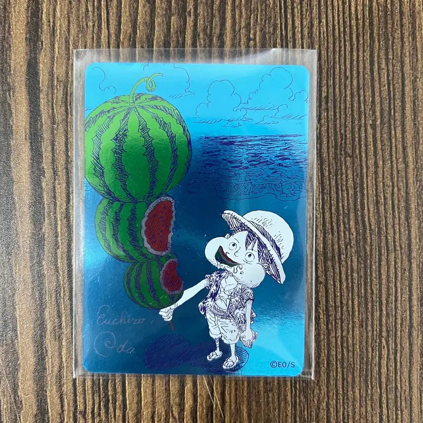[BUNJANG] One Piece Card Game 2026 Natsukomi Watermelon Luffy Metallic Card / 원피스 카드게임 2026 나츠코미 수박루피 메탈릭카드