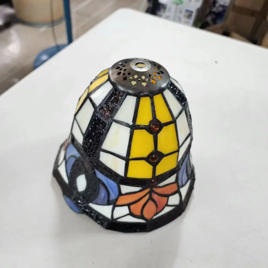 [BUNJANG] Stained Glass Lamp Diameter 19.5cm / 스테인드글라스 등 지름19.5cm