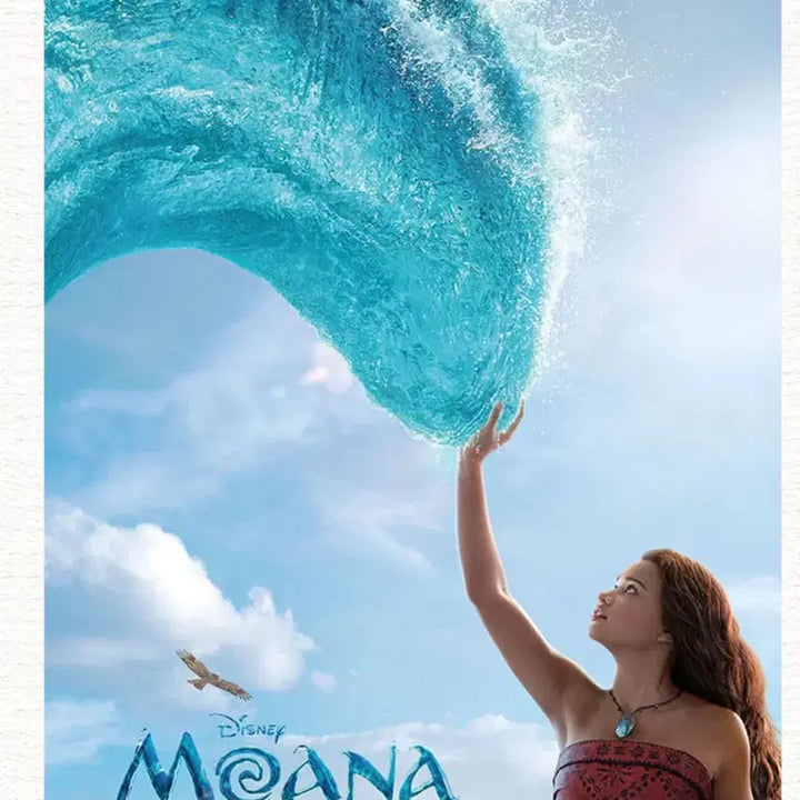 [BUNJANG] Moana Movie Poster Bundle (Lotte Cinema LED Poster + CGV TTT) / 2종일괄)실사 모아나 롯데시네마 광음포스터 +  CGV TTT 판매