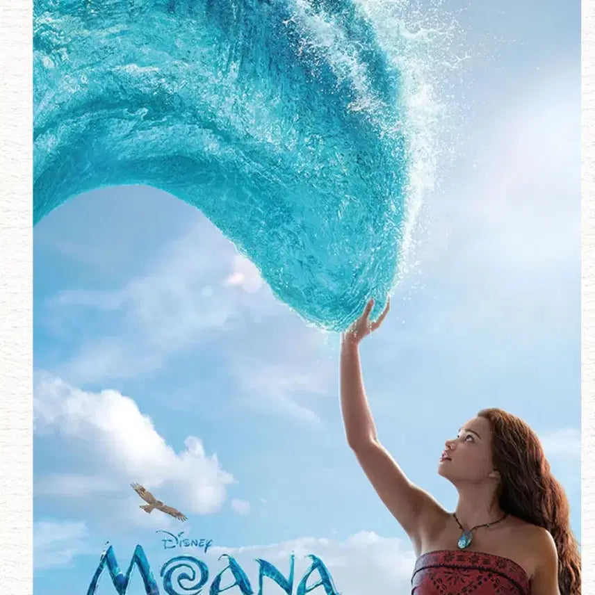 [BUNJANG] Moana Movie Poster Bundle (Lotte Cinema LED Poster + CGV TTT) / 2종일괄)실사 모아나 롯데시네마 광음포스터 +  CGV TTT 판매