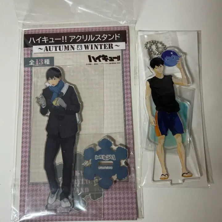 [BUNJANG] Haikyuu!! Kageyama Summer &amp; Winter Acrylic Stand Bundle Set / 하이큐 카게야마 여름, 겨울 아크릴 스탠드 일괄가격