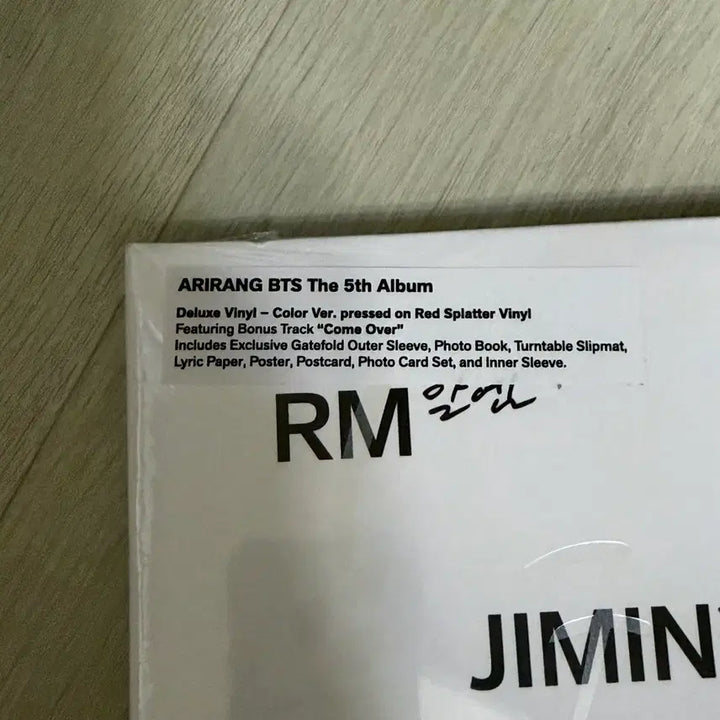 [BUNJANG] BTS ARIRANG Deluxe Vinyl (Color, Sealed) / (미개봉, 컬러) 방탄소년단 BTS ARIRANG 디럭스 바이닐