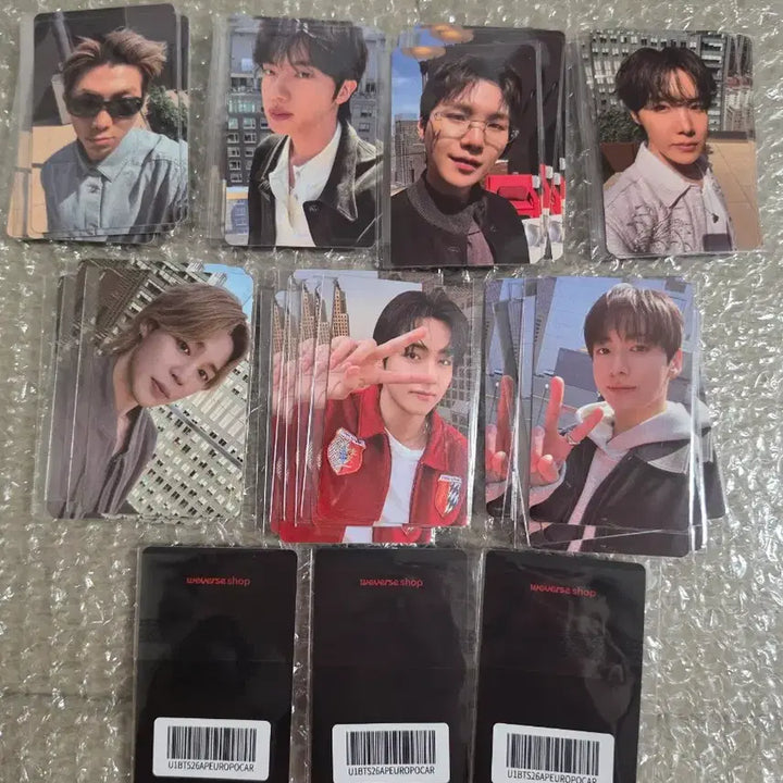 [BUNJANG] BTS Arirang EUROPE Album Lucky Draw Photocard / (7장) bts 방탄 아리랑 EUROPE 앨범 pick up 럭드