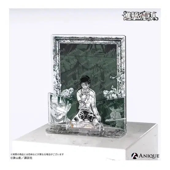 [BUNJANG] Levi "Attack on Titan" Cheonjijeon Acrylic Diorama / 리바이 애니크 천지전 아크릴 디오라마