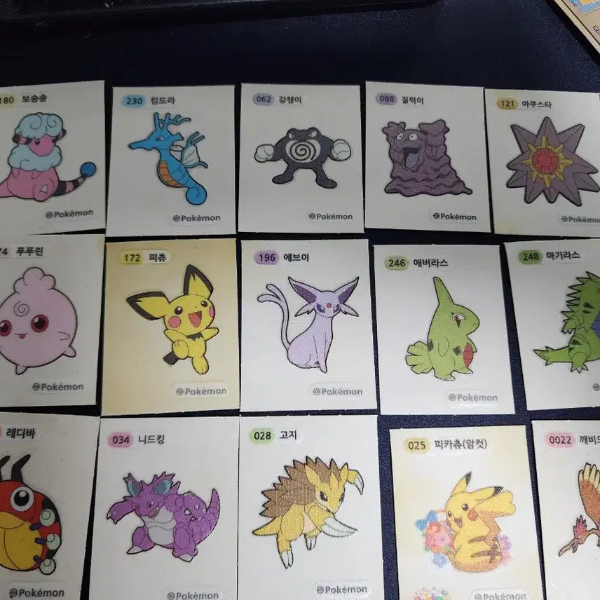 [BUNJANG] Pokemon Stickers Bundle / 포켓몬 띠부씰