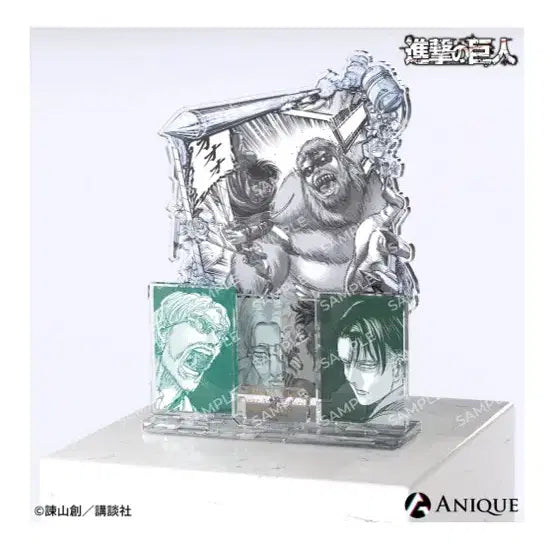 [BUNJANG] Levi Ackerman Anique Shop Acrylic Diorama (Sealed) - Attack on Titan / 미개봉) 리바이 애니크샵 아크릴 디오라마 지크 케니