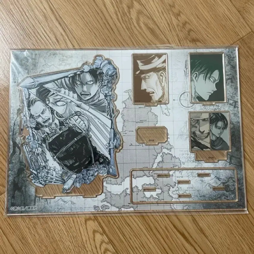 [BUNJANG] Levi Ackerman Anique Shop Acrylic Diorama (Sealed) - Attack on Titan / 미개봉) 리바이 애니크샵 아크릴 디오라마 지크 케니