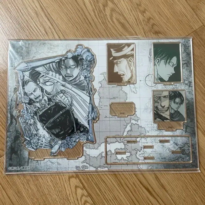 [BUNJANG] Levi Ackerman Anique Shop Acrylic Diorama (Sealed) - Attack on Titan / 미개봉) 리바이 애니크샵 아크릴 디오라마 지크 케니