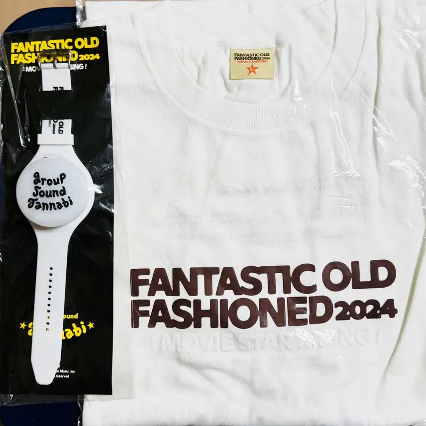[BUNJANG] Jannabi Moving Star Goods T-shirt (White, XL) / 잔나비 무빙스타 굿즈 티셔츠(새제품- 택포! 응원팔찌드림!)