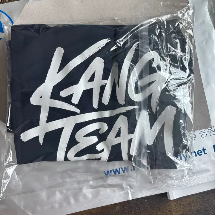 [BUNJANG] Kang Min Chul Navy Logo T-Shirt (L) / 강민철 티셔츠 L