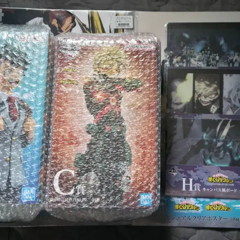 [BUNJANG] My Hero Academia Ichiban Kuji Lottery "Always Reaching Out" Sealed Bundle Set (Deku A Prize, Bakugo C Prize, Lower Prizes) / 미개봉 쿠지 나히아 히로아카 언제까지나 계속 손을 뻗는 이야기 C상 바쿠고+A상 미도리야+하위상 일괄