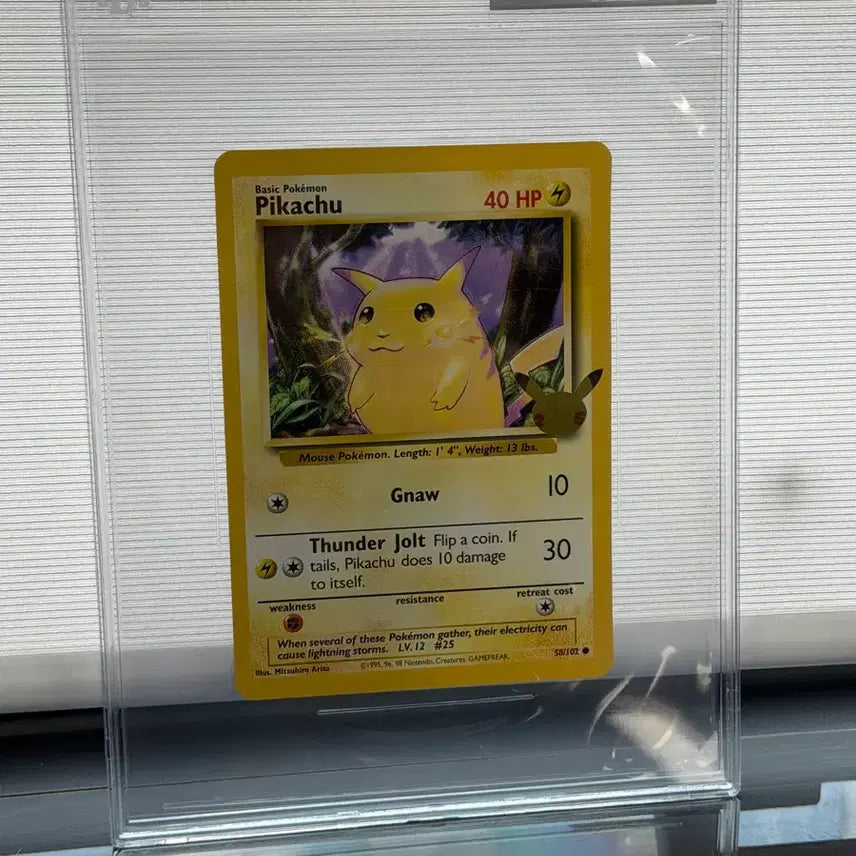 [BUNJANG] Pokemon 25th Anniversary Pikachu Jumbo Card BGS 8.5 / 2021 포켓몬 카드 25주년 피카츄 점보 카드 BGS 8.5