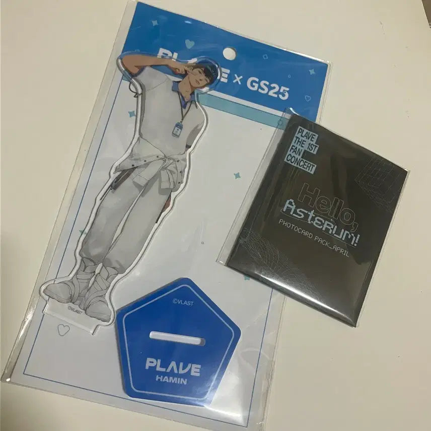 [BUNJANG] PLAVE Hamin GS25 Acrylic Stand Photocard Pack Bundle Set / 플레이브 plave GS25 지에스 아크릴 스탠드 하민 포카팩 일괄