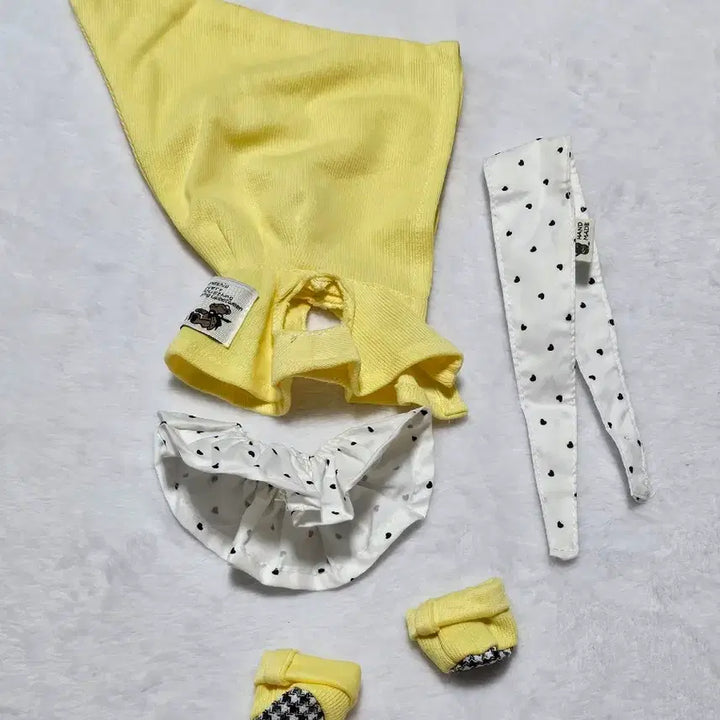[BUNJANG] 20cm Yellow Fairy Doll Clothes / 20cm 솜인형옷 노란요정
