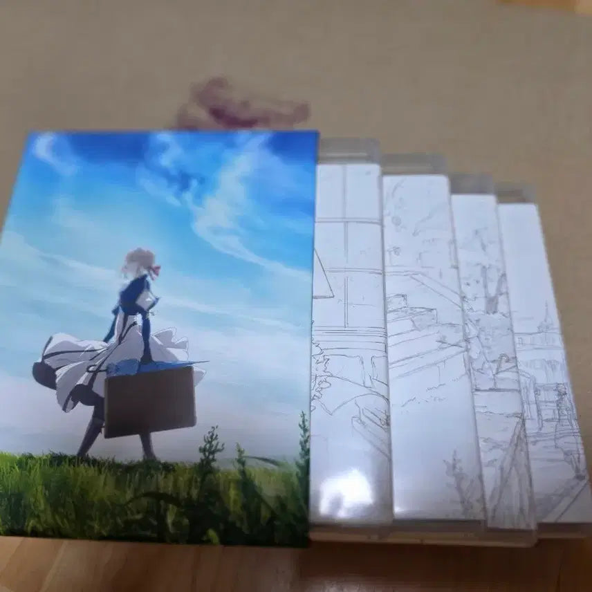 [BUNJANG] Violet Evergarden Blu-ray Bundle Set (TVA FE + Movie UFE + Orchestra Exclusive Poster Included) / 바이올렛 에버가든 블루레이 일괄 판매 (TVA FE + 극장판 UFE + 오케스트라 특전 포스터 포함)