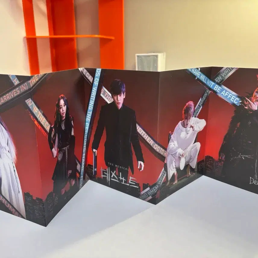[BUNJANG] 2022 Musical Death Note Accordion File Bundle Set / 2022 뮤지컬 데스노트 아코디언 파일 일괄 판매