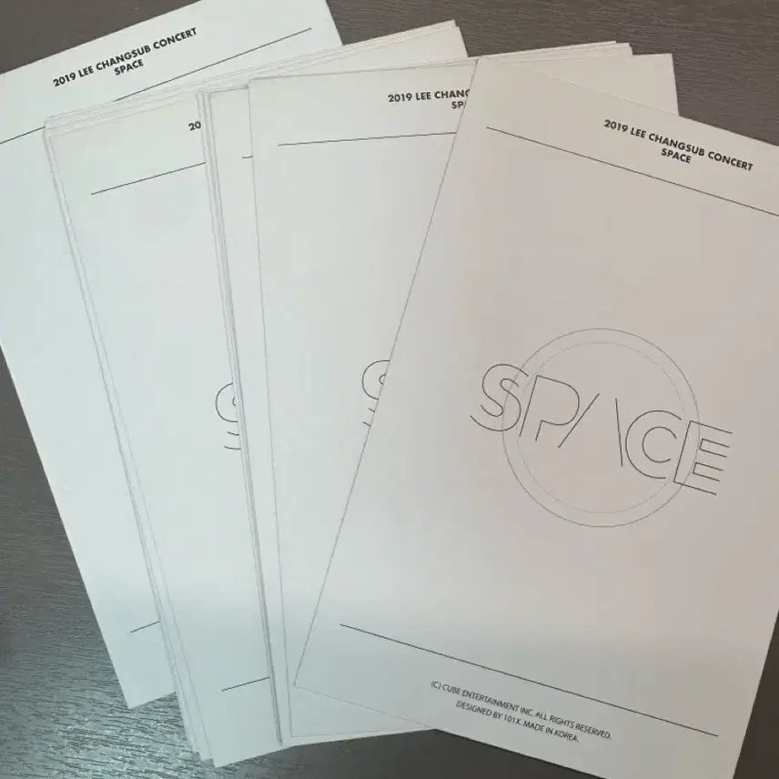 [BUNJANG] Lee Changsub Solo Concert SPACE Postcard Set / 이창섭 솔콘 space 엽서 포스트카드