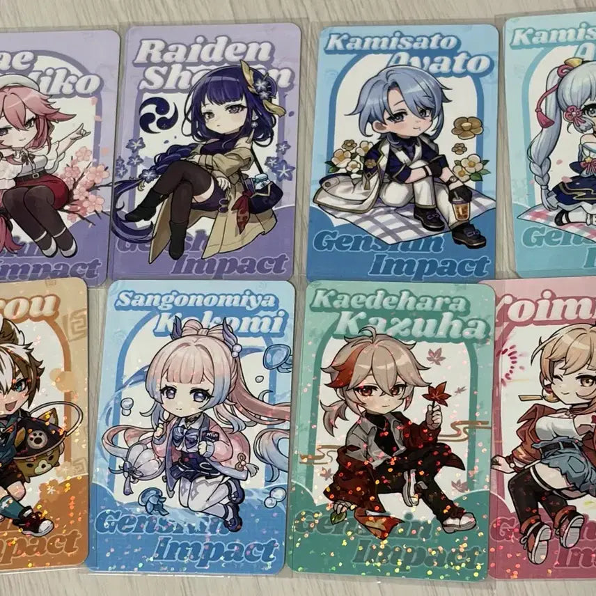 [BUNJANG] Genshin Impact 23 Fall WonPop Inazuma Limited Photocard Bundle Set / 원신 23가을원팝 이나즈마 테마 한정 포토카드