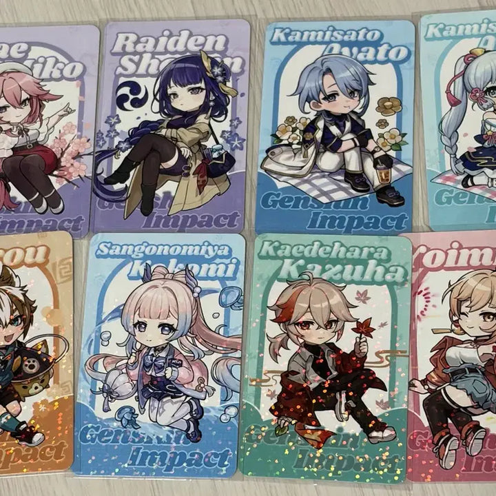 [BUNJANG] Genshin Impact 23 Fall WonPop Inazuma Limited Photocard Bundle Set / 원신 23가을원팝 이나즈마 테마 한정 포토카드