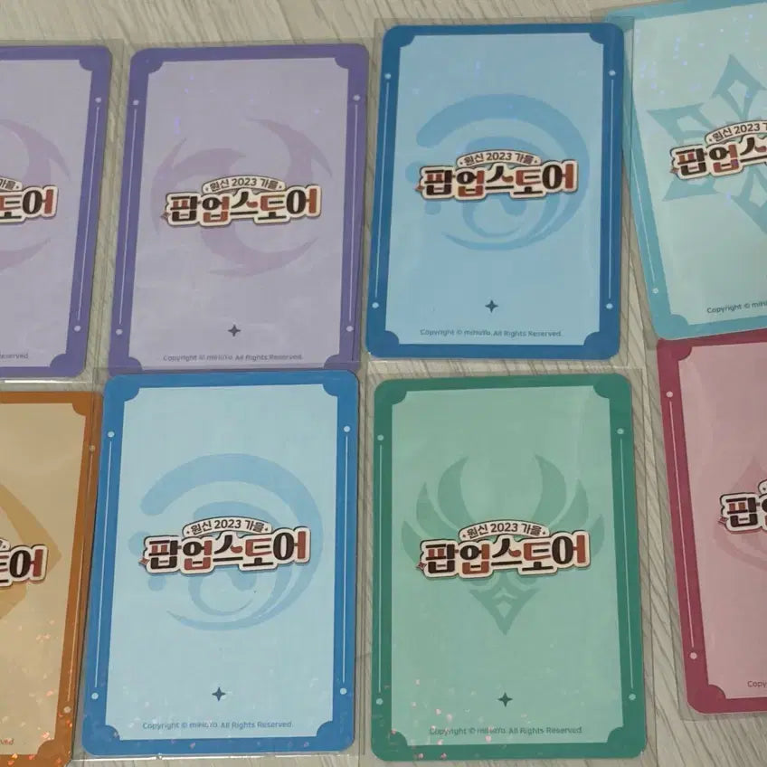 [BUNJANG] Genshin Impact 23 Fall WonPop Inazuma Limited Photocard Bundle Set / 원신 23가을원팝 이나즈마 테마 한정 포토카드