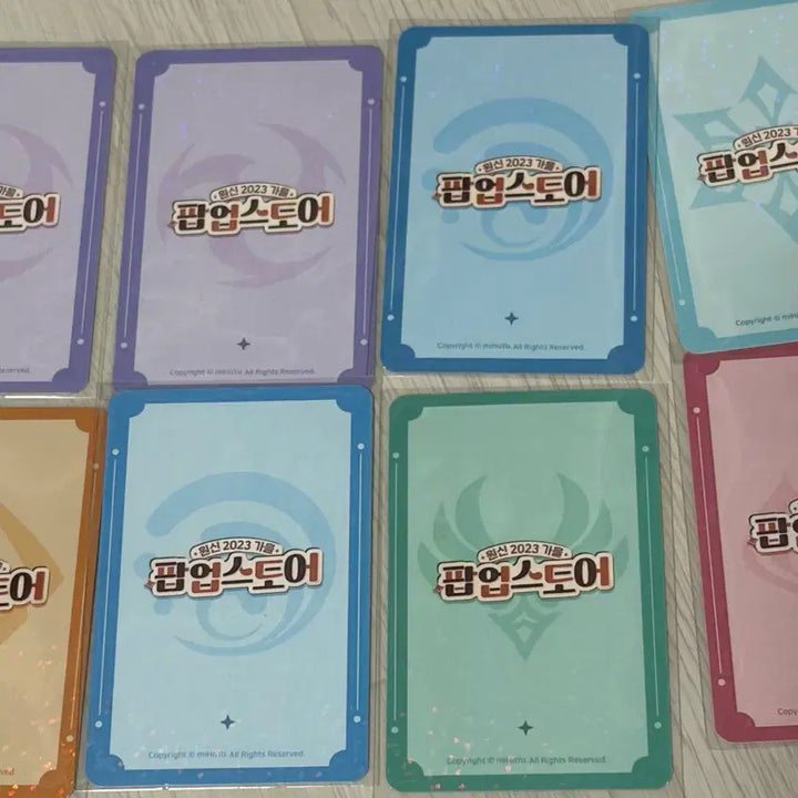 [BUNJANG] Genshin Impact 23 Fall WonPop Inazuma Limited Photocard Bundle Set / 원신 23가을원팝 이나즈마 테마 한정 포토카드