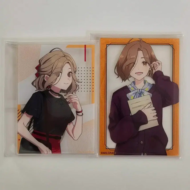 [BUNJANG] Milgram Shiina Mahiru 5th Anniversary Acrylic Card Bundle Set / (일괄)밀그램 milgram 시이나 마히루 5주년 아크릴 카드