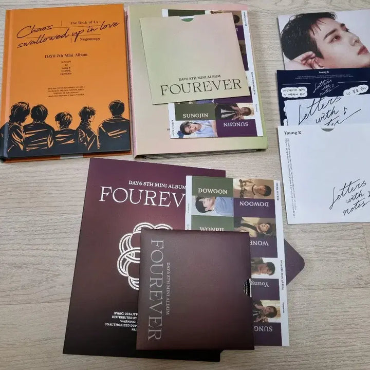 [BUNJANG] Day6 Young K Negentropy, Forever, Letting Go Digipack Bundle Set / 데이식스 영케이 앨범 일괄