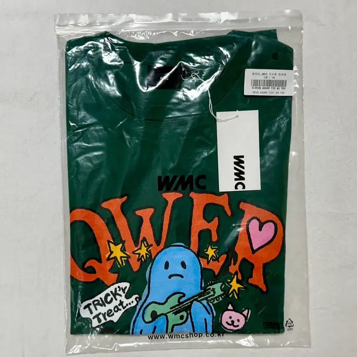 [BUNJANG] WMC Hina Collaboration T-Shirt / WMC 더블유엠씨 qwer 큐더블유이알 히나 콜라보 티셔츠 미사용