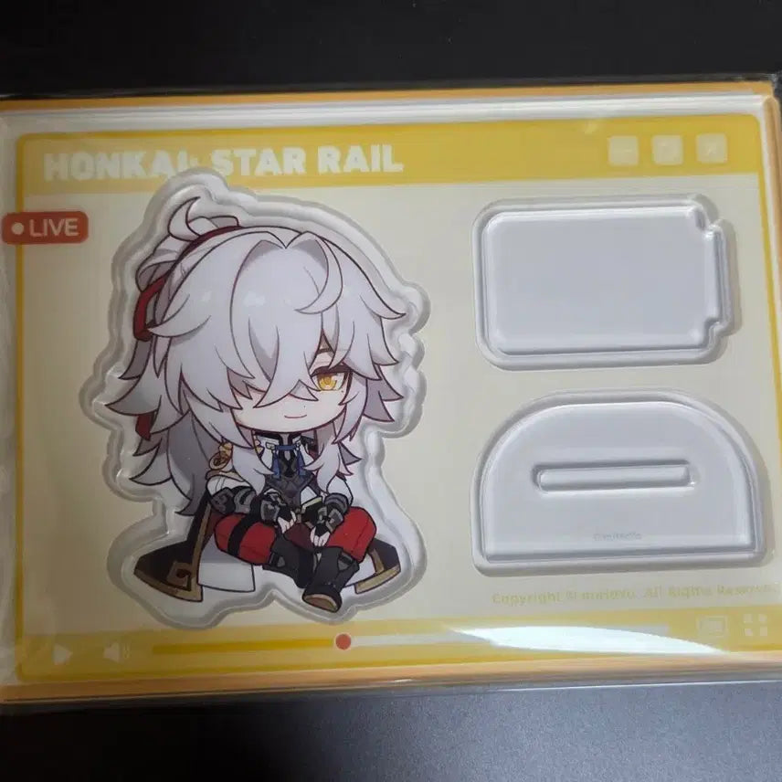 [BUNJANG] Honkai: Star Rail Jing Yuan Acrylic Stand (Sealed) / 붕괴 스타레일 경원 아크릴 스탠드 미개봉 판매