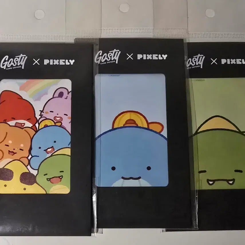 [BUNJANG] Jamtul Pixely Card Cover Sticker W Bundle Set / 잠뜰 픽셀리 카드 커버 스티커 W 일괄