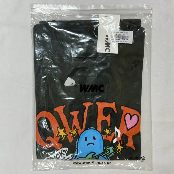 [BUNJANG] WMC Hina Collaboration T-Shirt XL / WMC 더블유엠씨 qwer 큐더블유이알 히나 콜라보 티셔츠 미사용