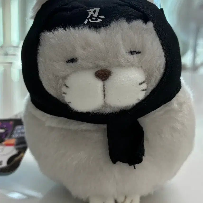 [BUNJANG] Amuse Higemanjyu Ninja Cat Plush Keychain / 어뮤즈 히게만쥬 닌자 고양이 봉제 인형 키링 히게만주