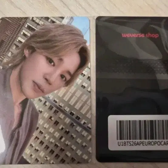 [BUNJANG] BTS Arirang Europe Lucky Draw Jimin Photocard / 방탄 아리랑 유럽 럭드 지민