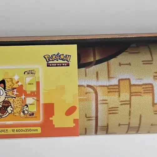 [BUNJANG] Pokemon Card Nyaong &amp; Coin Crush Playmat / 포켓몬카드 냐옹과 COIN CRUSH 플레이매트