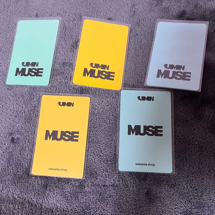 [BUNJANG] BTS Jimin Muse Photocard / 특전포함)) BTS 방탄소년단 지민 muse 뮤즈 일괄 포카