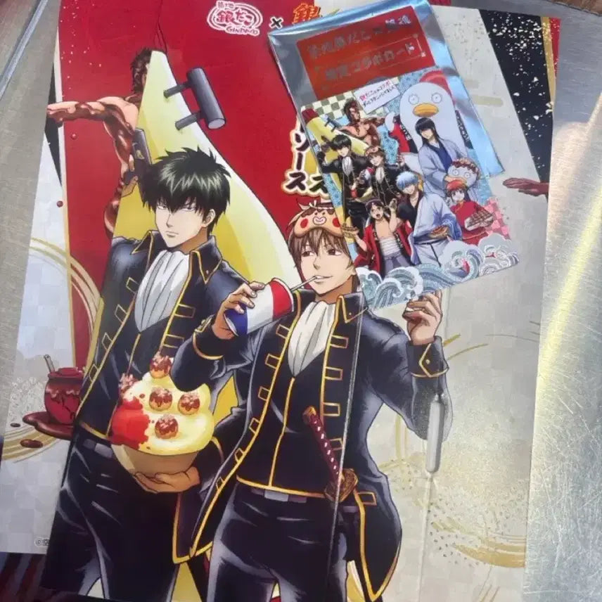 [BUNJANG] Gintama Collaboration Card Bundle Set / 최종가/새상품)긴타코 은혼 콜라보 카드 단체 긴토키 히지카타 소고 카츠라