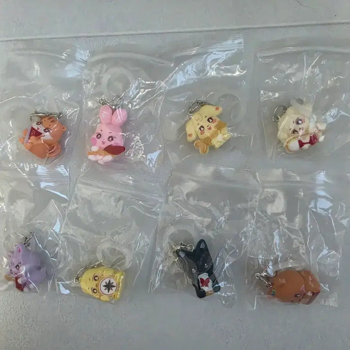[BUNJANG] ATEEZ Aniteez Mascot Charm Set / 에이티즈 애니티즈 마스코트참 세트 양도 판매