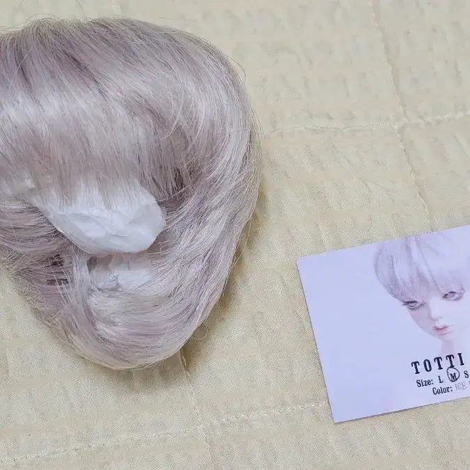 [BUNJANG] Mccully Broken Tortic Toti Cut Ice Lilac Wig for 8-9 Inch Dolls / 구체관절인형 8-9인치 M 맥컬리 브로큰 토티컷 아이스라일락